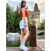 Basic Black and Red Socks Wantee