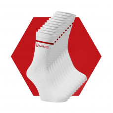 Basic White and Red Socks Wantee 10-pack