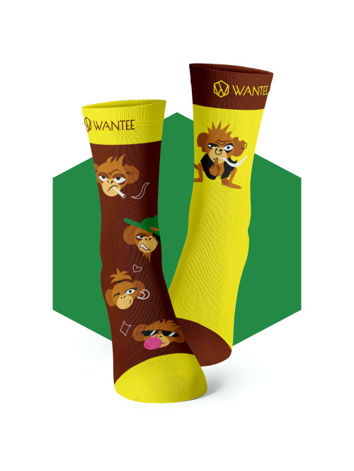 Rude Monkeys Socks Wantee