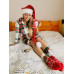 Merry Santa Claus and Reindeer Socks Wantee
