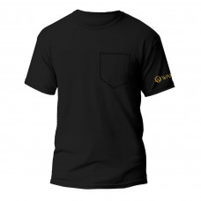 Pure Black Men's T-Shirt Wantee