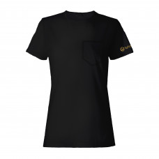 Pure Black Women's T-shirt Wantee